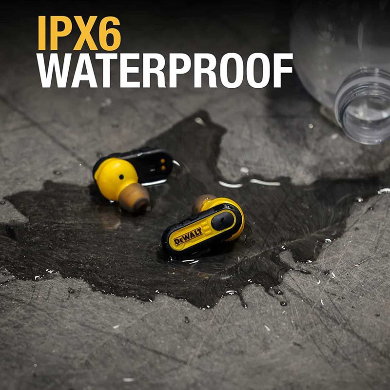 Ecouteurs Bluetooth avec étui de chargement Jobsite Pro X1 DEWALT - 1902092DWG