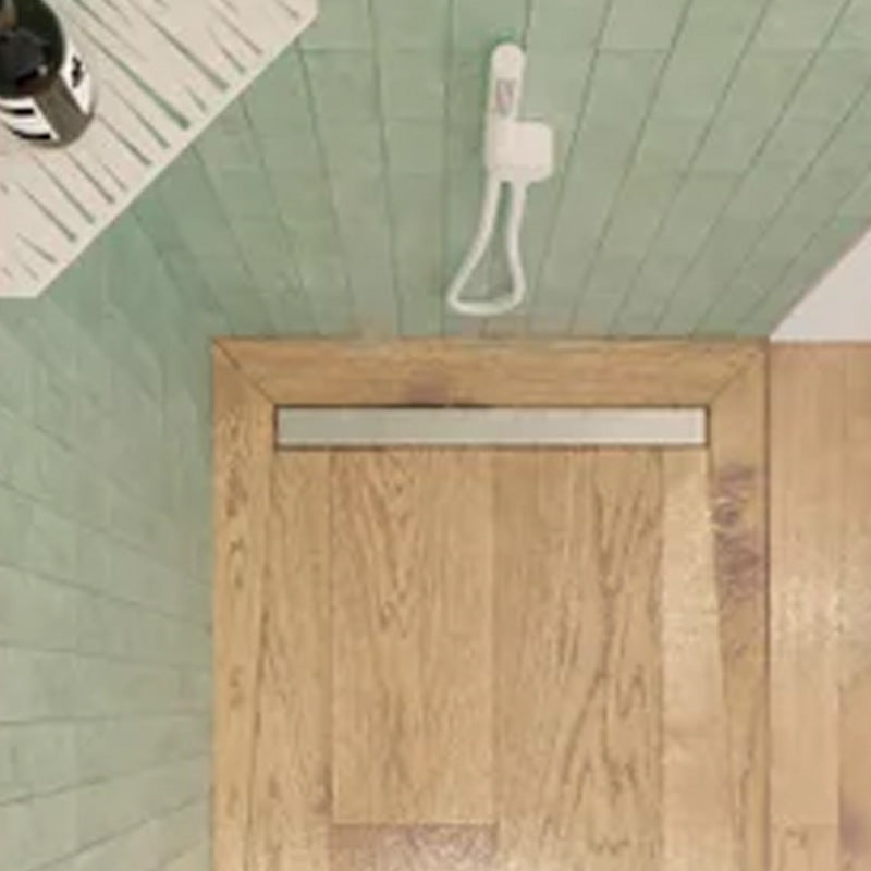 Caniveau de sol à maconner MARMOX acier inox - siphon ultra plat horizontal