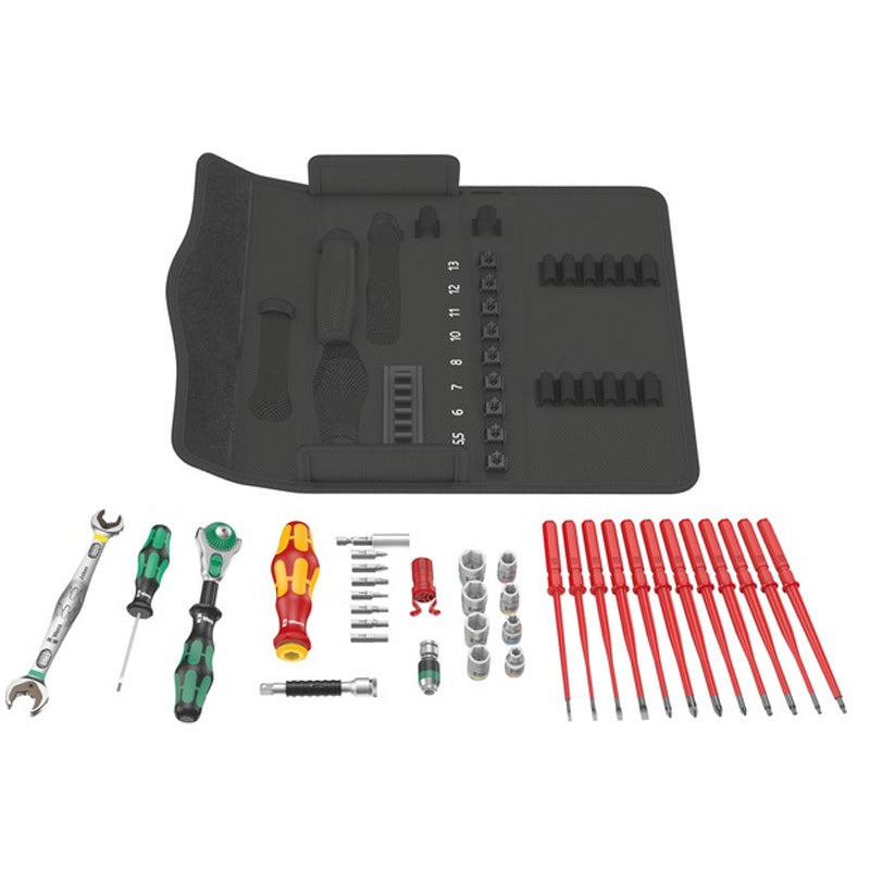 Jeu compact d'outils Kraftform Kompakt W2 entretien, 35 pièces - WERA - 05135870001