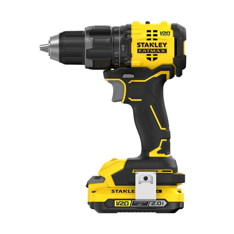 Perceuse Visseuse À Percussion 60 Nm Brushless - Lithium 18V - 2 Batteries 2 Ah En Kit  - SFMCD716D2T-QW STANLEY FATMAX