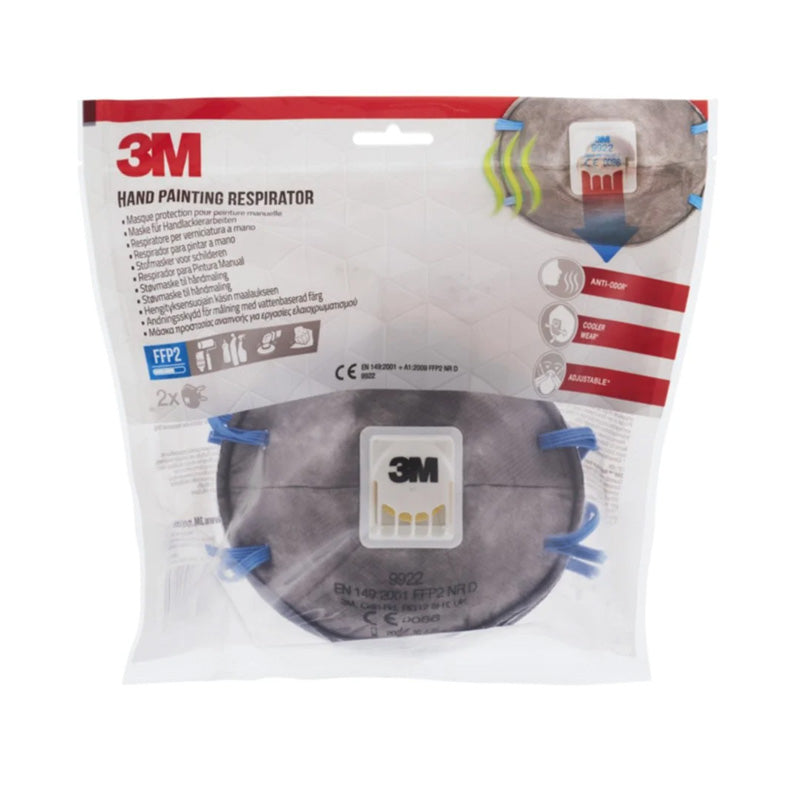 Lot de 2 masques anti-odeurs avec valve Pack Peinture FFP2
