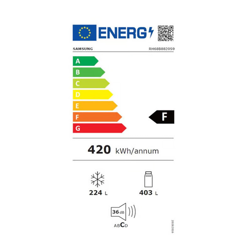 Réfrigérateur SAMSUNG RH68B8820S9 627L