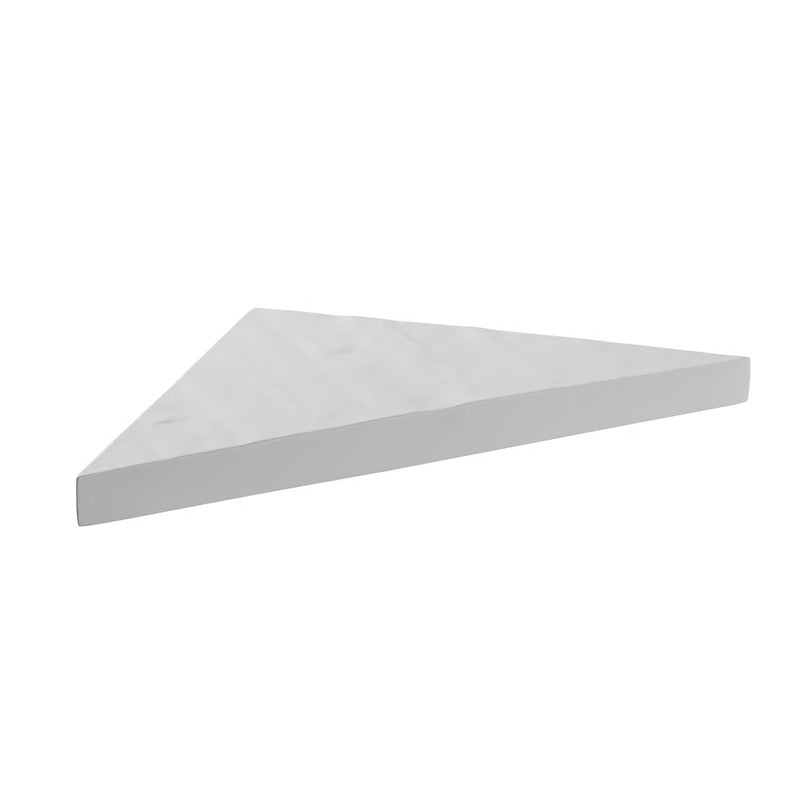 Banc d'angle pour douche en résine imitation ardoise 53 x 53 x 8 cm MARMOX