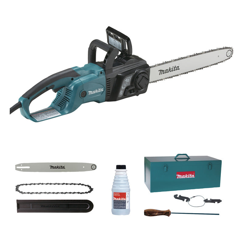 Tronçonneuse électrique MAKITA UC4051AK 2000W 40cm avec kit d'accessoires