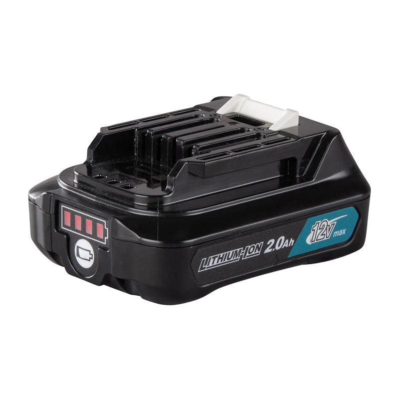 Batterie MAKITA Li-Ion 12 V / 2 Ah - BL1021B (témoin de charge intégré) – 197396-9