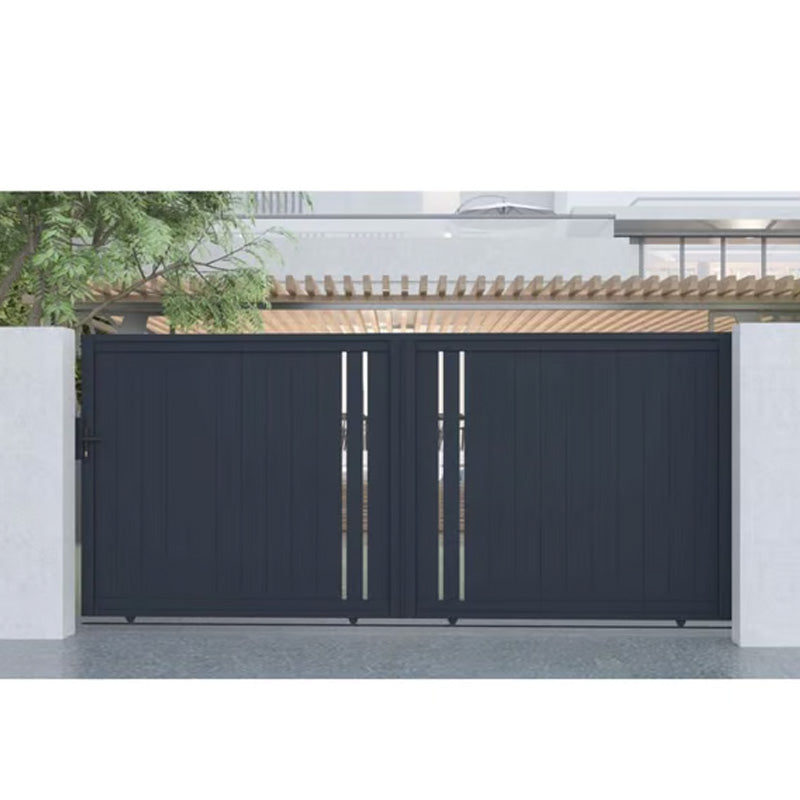 Portail aluminium coulissant Oregon 400x180cm