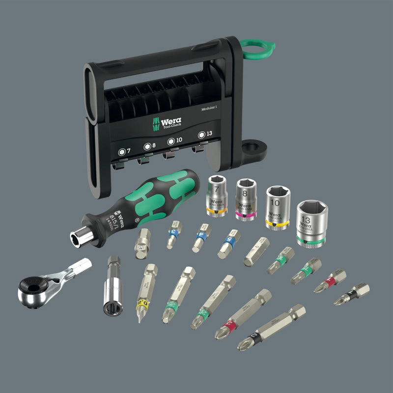 Multi-outils Tool-Check Modular 1, 21 pièces - WERA - 05049000001
