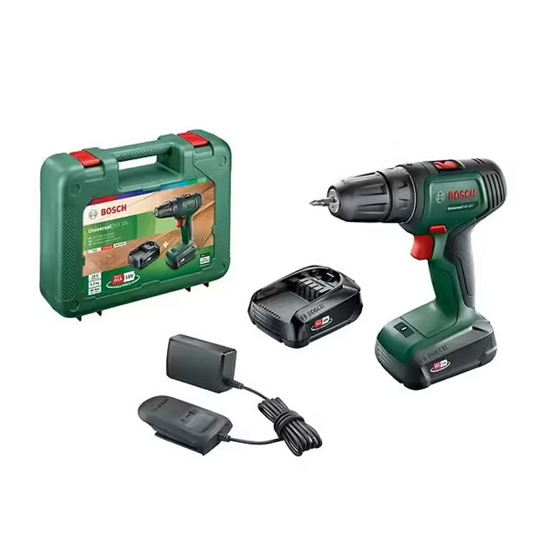 Perceuse visseuse sans-fil UniversalDrill + 2 batteries 1,5 aH - 18V  BOSCH