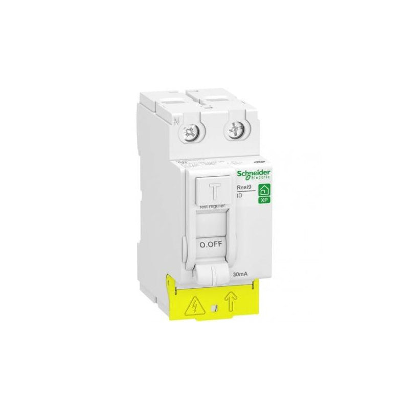 Interrupteur différentiel SCHNEIDER R9PRA263 63A type A 30mA 1P+N peignable Resi9 XP
