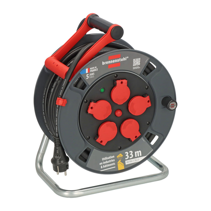 Enrouleur professional 300 ku 3201 33m h07rn-f 3g2,5 - BRENNENSTUHL - 9232301100