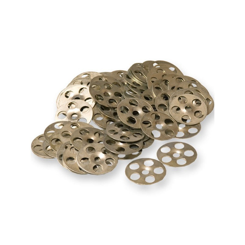 Rondelles métaliiques pour panneaux à carreler - sachet de 20
