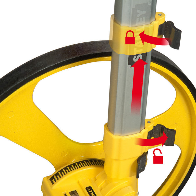 Odomètre roue a rayon aluminium moulé STANLEY 10 km