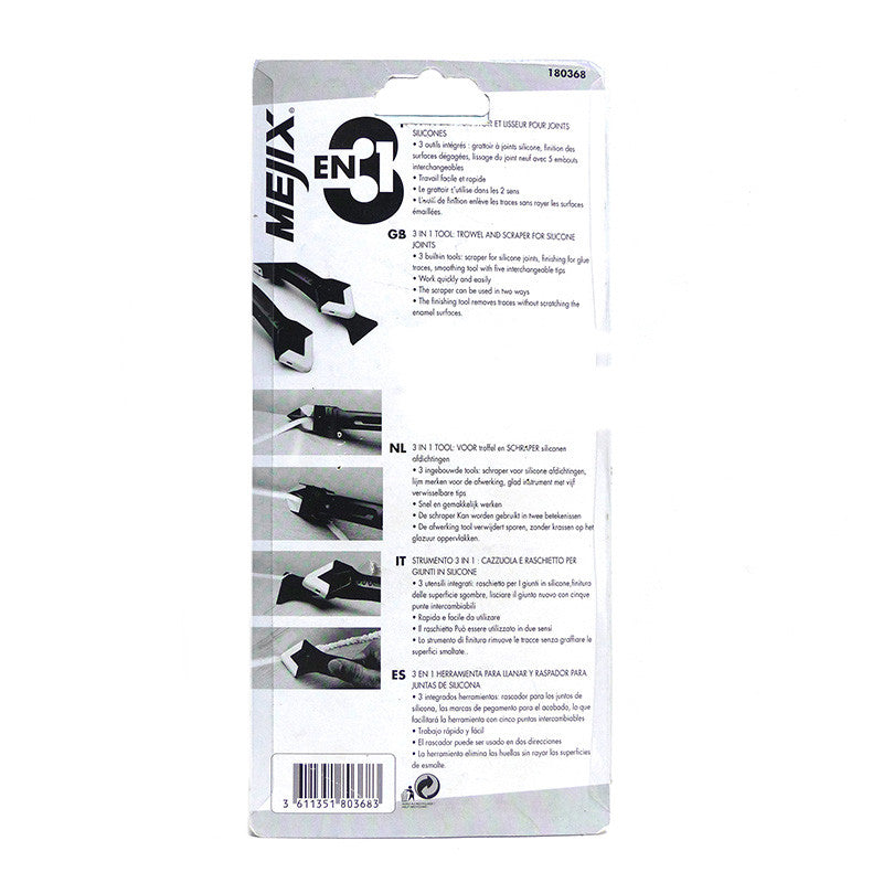 Outil 3 en 1 pour joints silicone MEJIX 180368