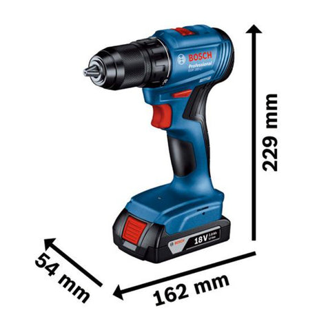 Pack 2 outils BOSCH Professional 0615A50038 GSR 18V-45 + GBH 18V-22 + 2 batteries 4,0 Ah + GAL 18V-40