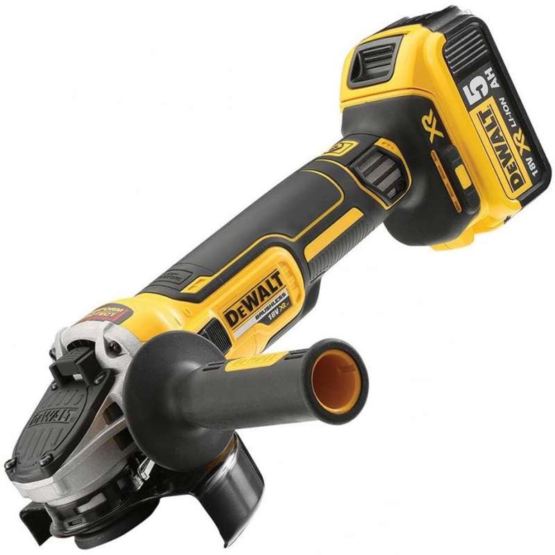 Pack 2 outils 18V DEWALT DCK2080P2T-QW : perceuse-visseuse DCD796 et meuleuse Ø125mm DCG405