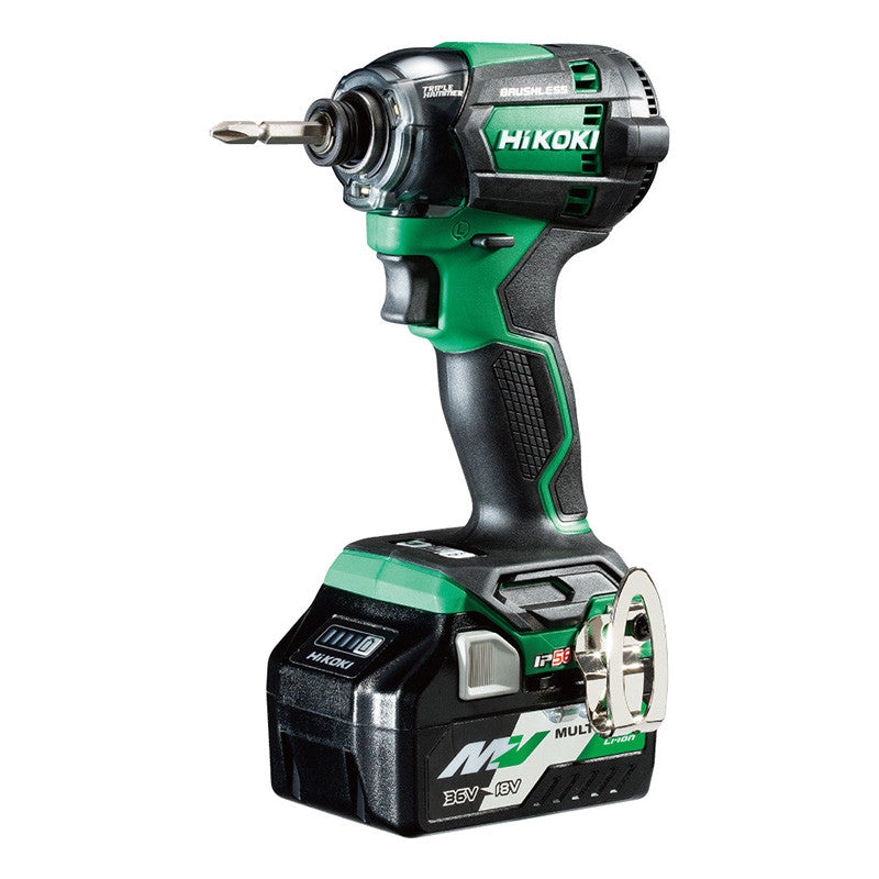 Pack 4 outils perforateur - perceuse - meuleuse & visseuse HIKOKI KC18DEWHZ + 3 x 5,0Ah & chargeur + sac de transport