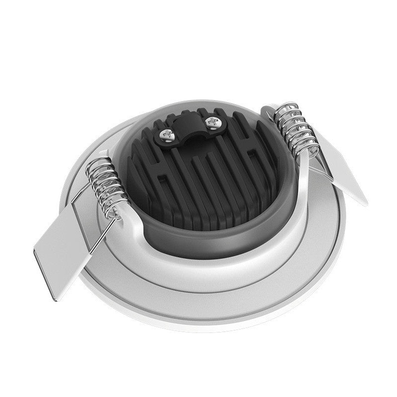 Pack 5 Spot LED SOLUM LIBRA S0050690D extra plat RT2012 RE2020 encastrable orientable dimmable 6W, IP65