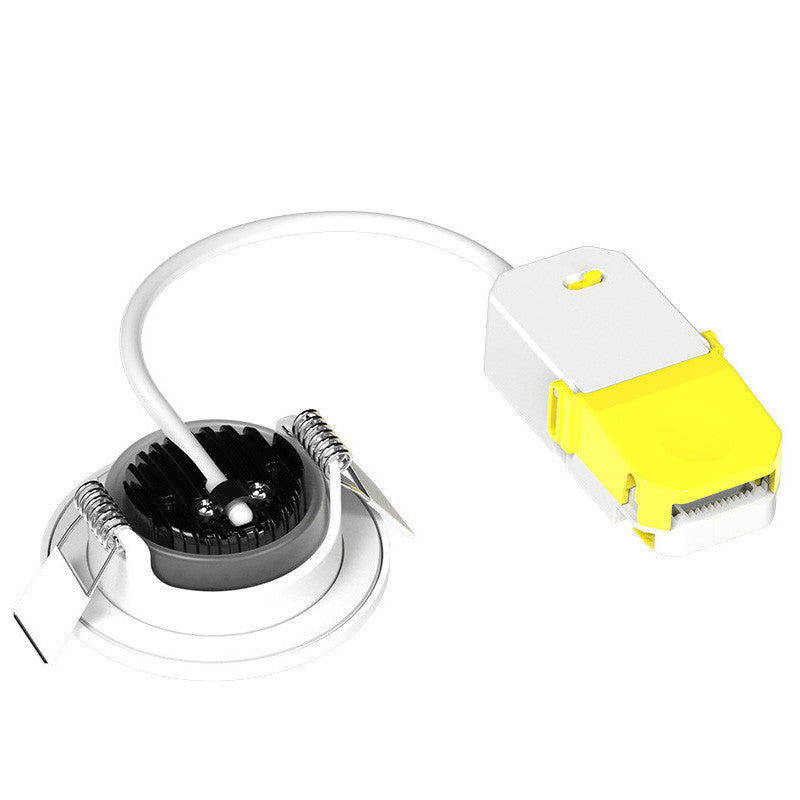 Pack 5 Spot LED SOLUM LIBRA S0050690D extra plat RT2012 RE2020 encastrable orientable dimmable 6W, IP65