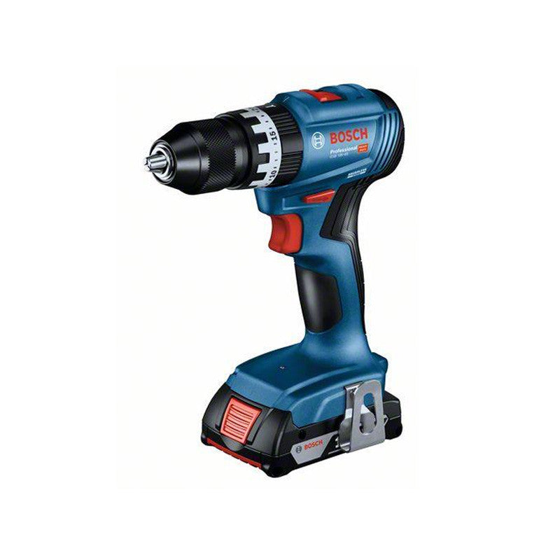 Pack BOSCH Perceuse-visseuse GSB 18V-45 + Boulonneuse GDX 18V-200 + Meuleuse GWS 18V-7 + 2 batteries 5.0Ah 18V + chargeur