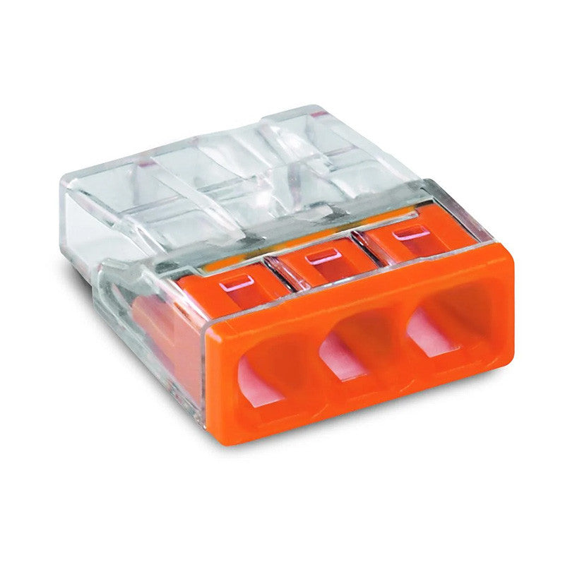 Pack de 100 Bornes WAGO 2273-203 - 3 x 0,5 à 2,5mm²