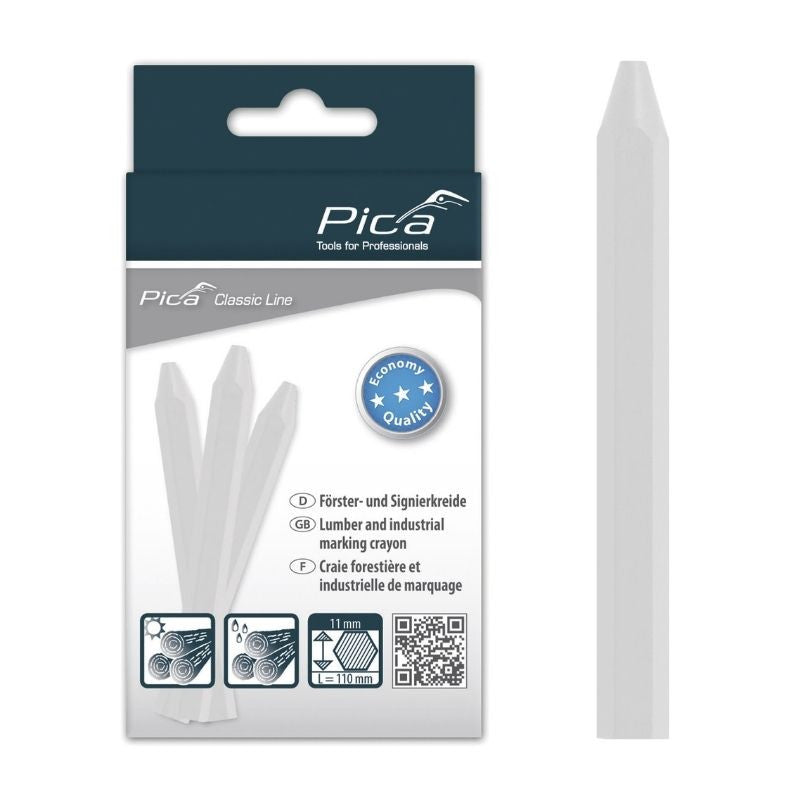 Pack de 12 craies industrielles PICA 591 différents coloris