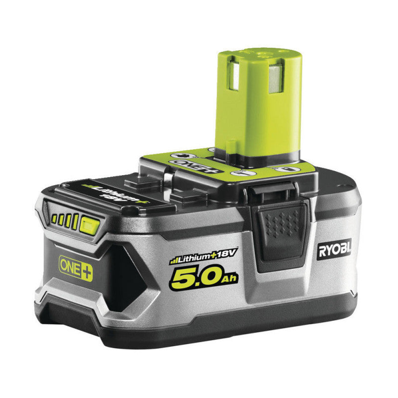 Pack de 2 batteries RYOBI RC18150-250 18V One+ Li-Ion 5Ah + chargeur rapide