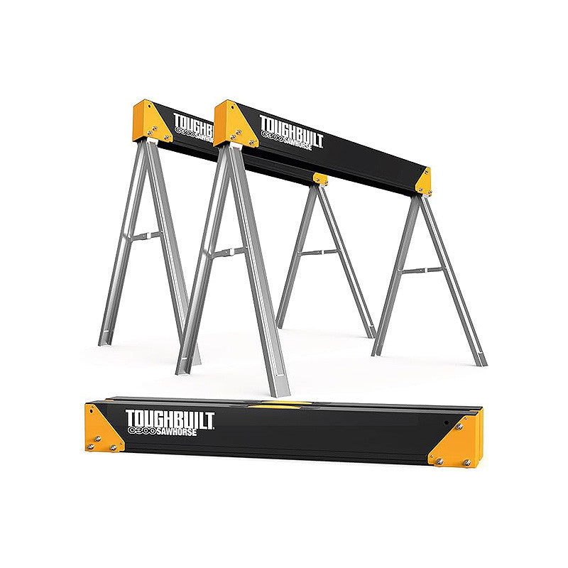 Pack de 2 tréteaux C300 TOUGHBUILT (Capacité 1 Tonne/paire) - TB-C300-2-XEA