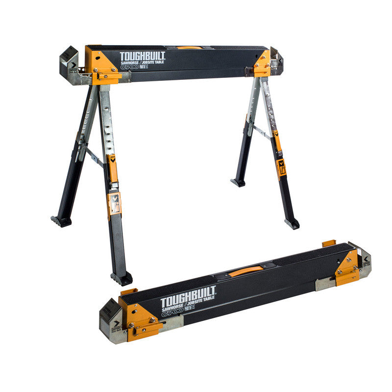 Pack de 2 tréteaux-table réglables C700 (Capacité 1180kg/paire) - TOUGHBUILT TB-C700-2-XEA