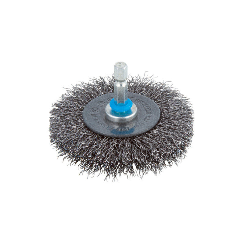 Pack de 4 brosses fil d'acier queue WOLFCRAFT 2133000 Ø6 mm