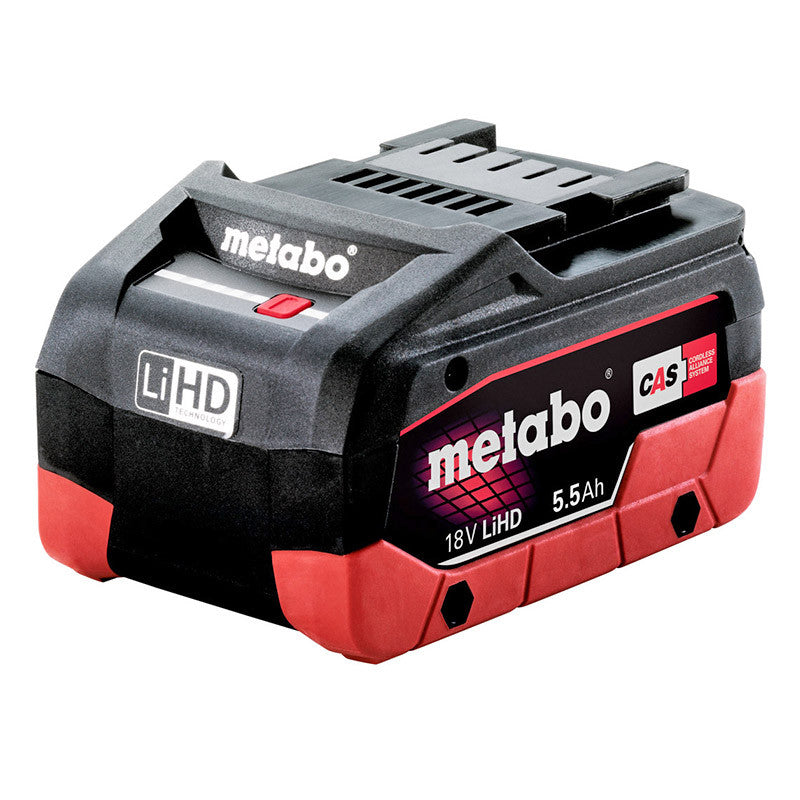 Pack Energie METABO 2 Batterie 5,5 Ah LiHD + Chargeur ASC 145 + Coffret metaBOX