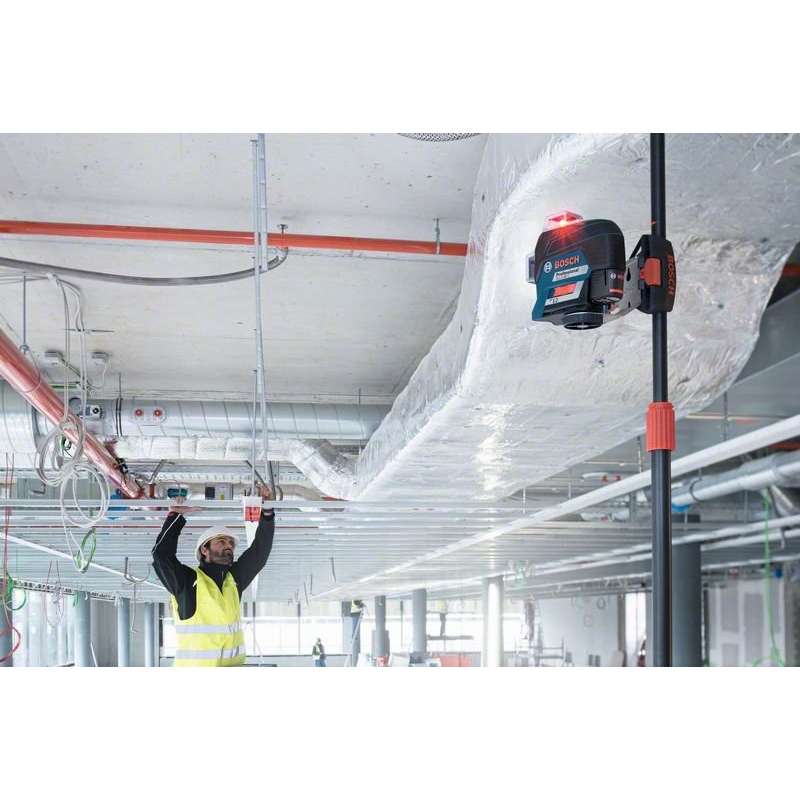 Pack Laser BOSCH 0601063R02 - GLL 3-80 C Professional (BM1, Cible et L-Boxx)