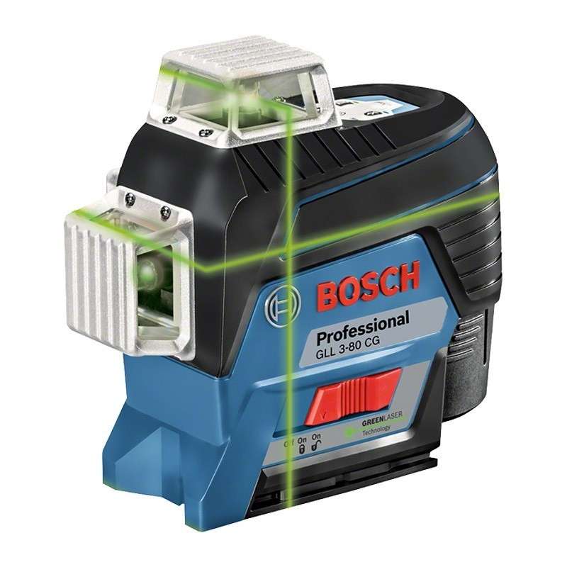 Pack Laser BOSCH 0601063T00 - GLL 3-80 CG Professional (BM1, Cible et L-Boxx)
