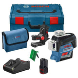 Pack Laser BOSCH 0601063T00 - GLL 3-80 CG Professional (BM1, Cible et L-Boxx)
