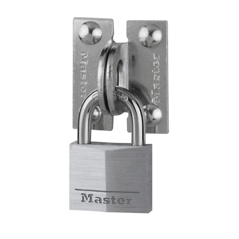 Pack oeillets droits et cadenas à clé MASTER LOCK