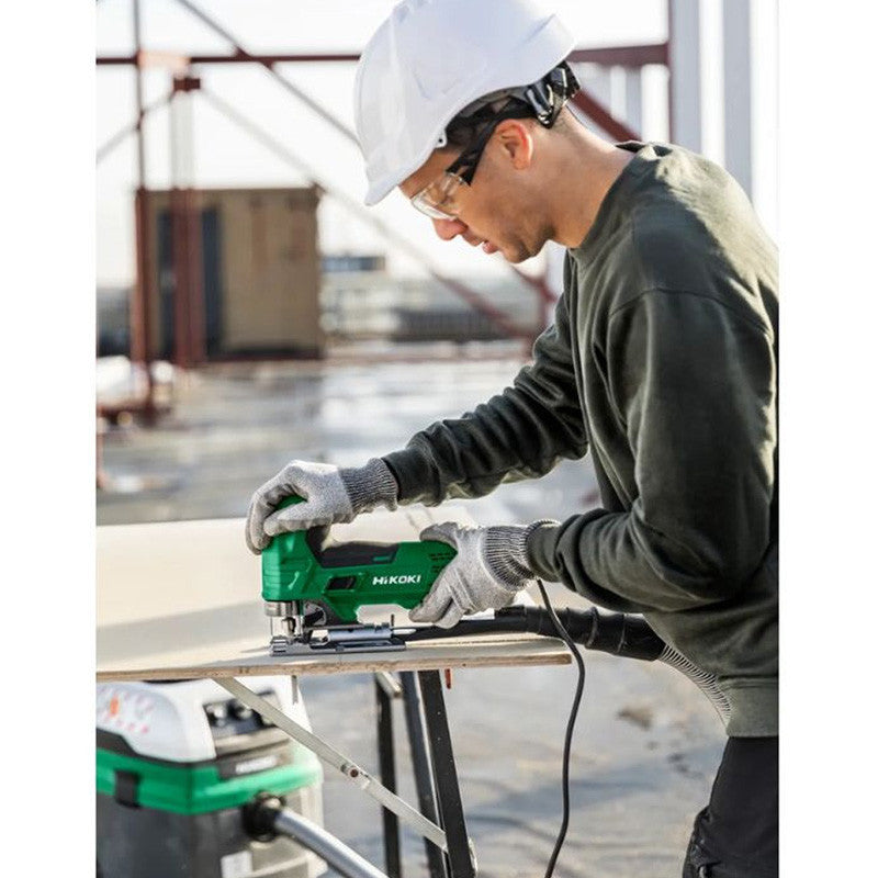 Pack Scie sauteuse 90mm et lame de scie - HIKOKI CJ90VAST2WAZ + Lot de 10 lames panachés bois et métal 750049