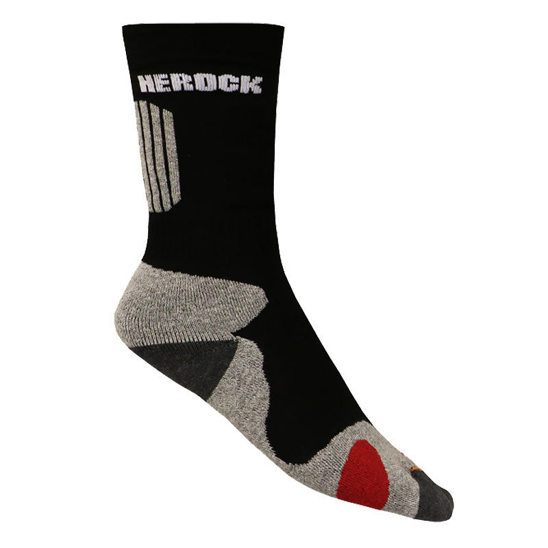 Paire de chaussettes hautes HEROCK Voltis noires