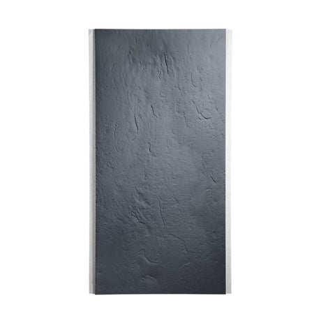 Panneau d'habillage mural MARMOX SLATEBOARD250/100-7015 - 250x100cmx3mm résine imitation ardoise couleur gris ardoise