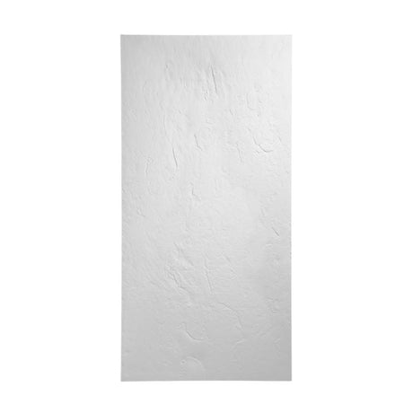 Panneau d'habillage mural MARMOX SLATEBOARD250/100-9010 - 250x100cmx10mm résine imitation ardoise couleur blanc