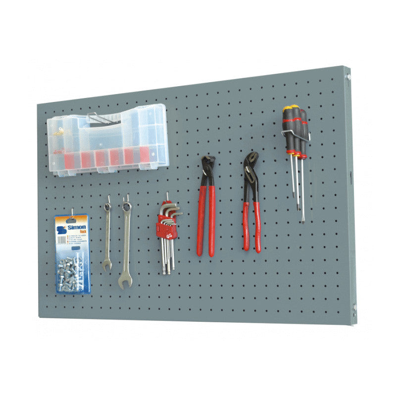 Panneau percé 1200x600mm - SIMONRACK - PANELCLICK - 22 crochets et 8 accessoires