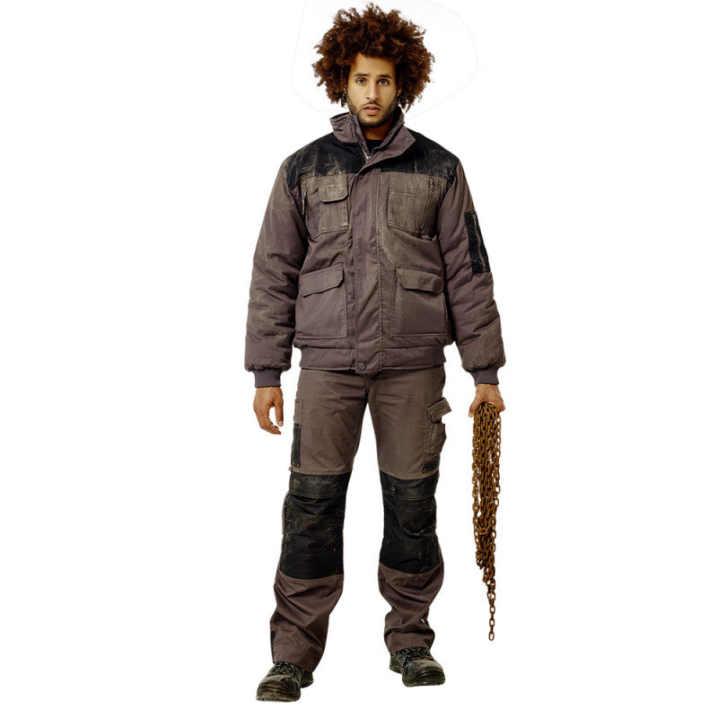 Pantalon de travail multipoches HEROCK Mars gris/noir