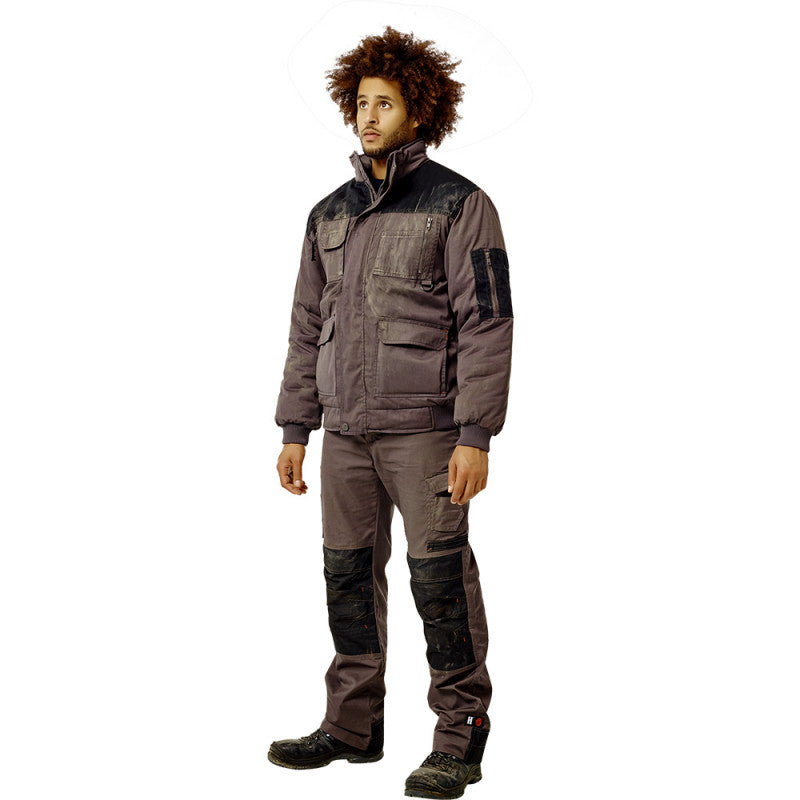 Pantalon de travail multipoches HEROCK Mars gris/noir