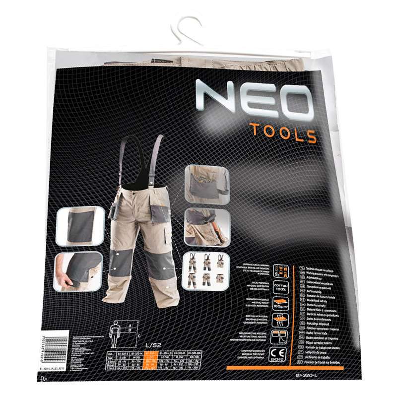 Pantalon de Travail summer serie 6 en 1 NEO TOOLS 81-320