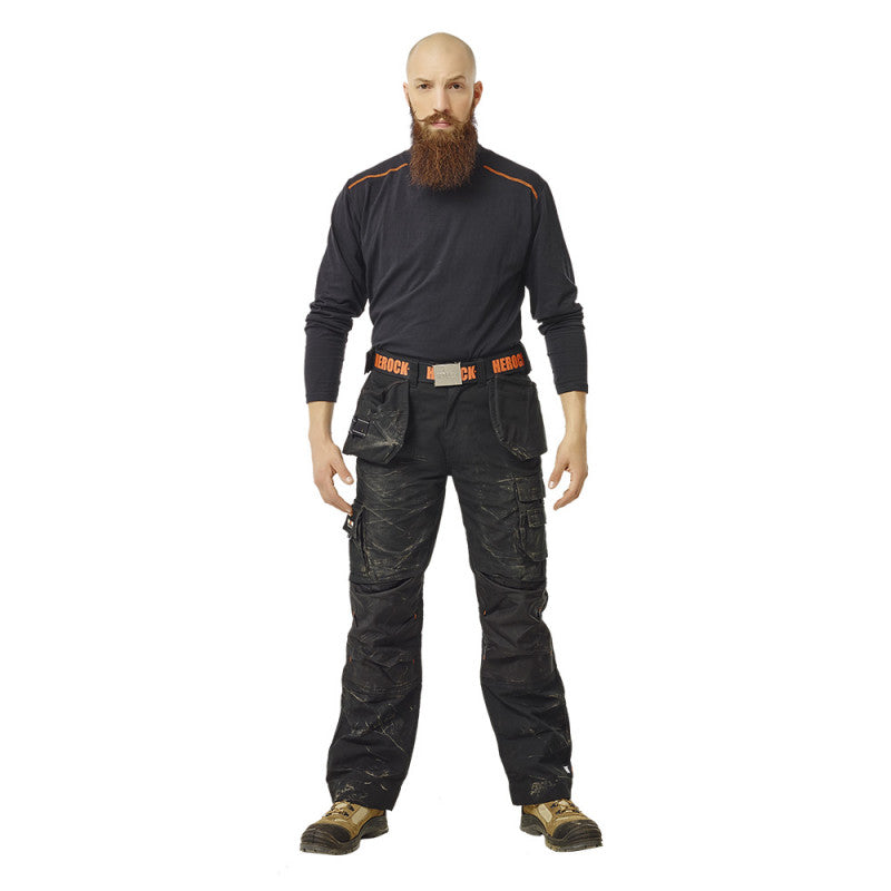 Pantalon multipoches HEROCK Dagan noir