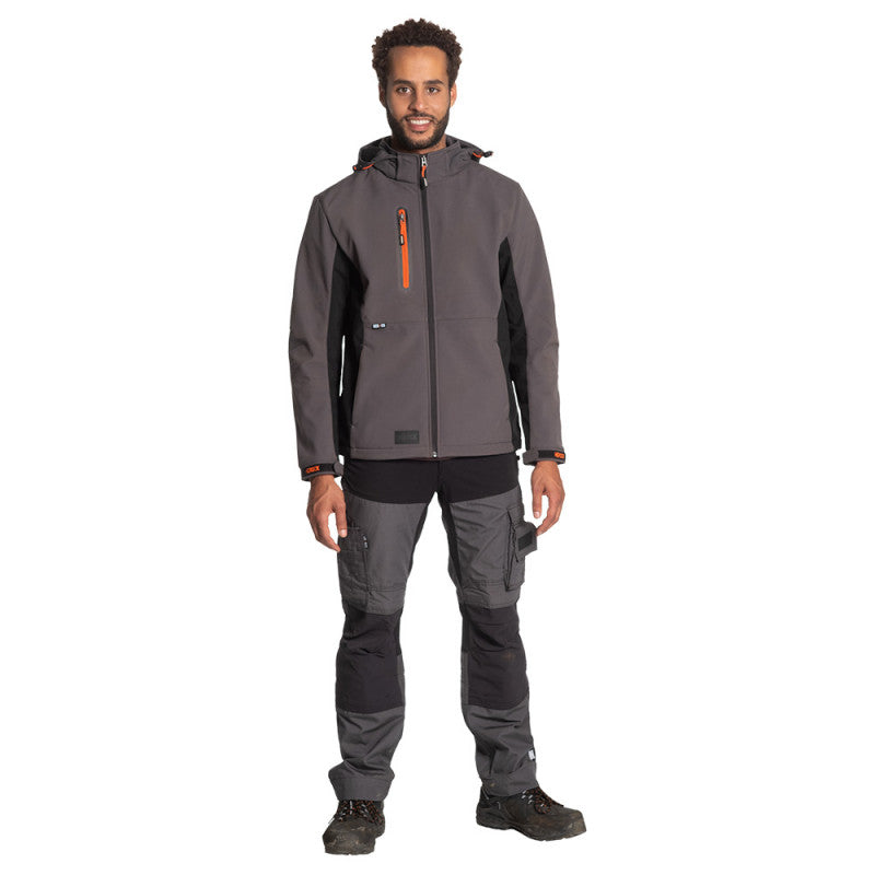 Pantalon multipoches HEROCK Hector anthracite/noir