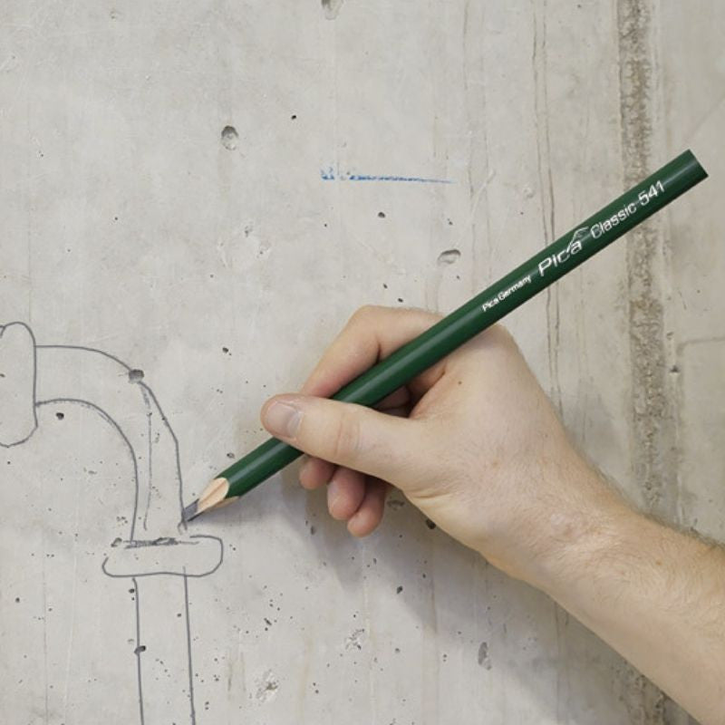 Paquet de 10 crayons maçon 541/24-10 PICA classic 541 24cm