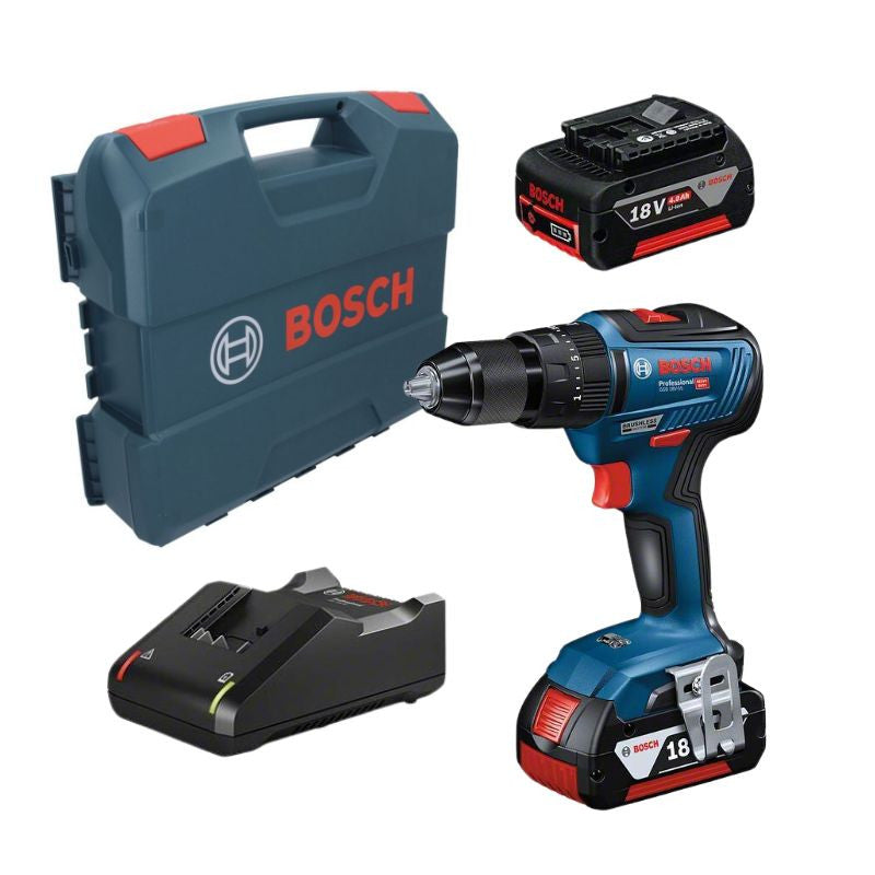 Perceuse à Percussion BOSCH  GSB 18V-55 - 06019H5300 - 2x4,0Ah GAL 18V-40 L Professional