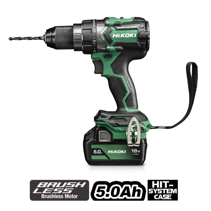Perceuse visseuse 18V - 5Ah - 140Nm HIKOKI DS18DCWPZ Brushless RFC HC