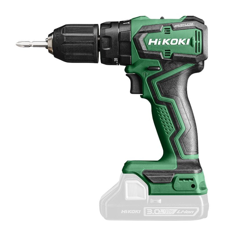 Perceuse-Visseuse à percussion 18V HIKOKI DV18DDW2Z 55 Nm en coffret HSC II (vendu sans batterie)