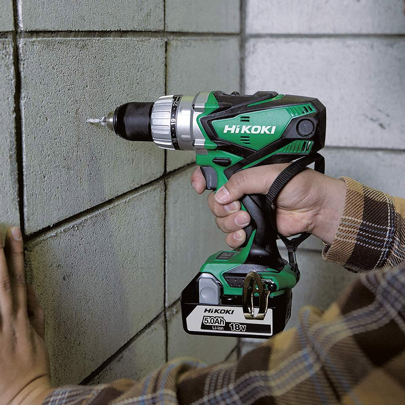 Perceuse visseuse à percussion 18V HIKOKI DV18DSDLWPZ 2 x 5,0Ah Li-ion