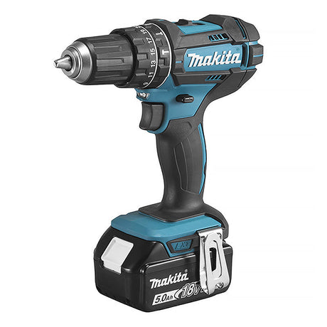 Perceuse visseuse à percussion MAKITA DHP482RTJ 18 V Li-Ion 5 Ah Ø 13 mm